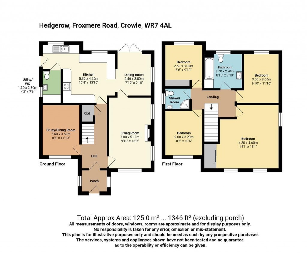 Floorplans For Froxmere Road, Crowle, Worcester
