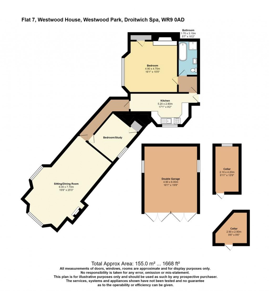 Floorplans For Westwood Park, Droitwich, Worcestershire