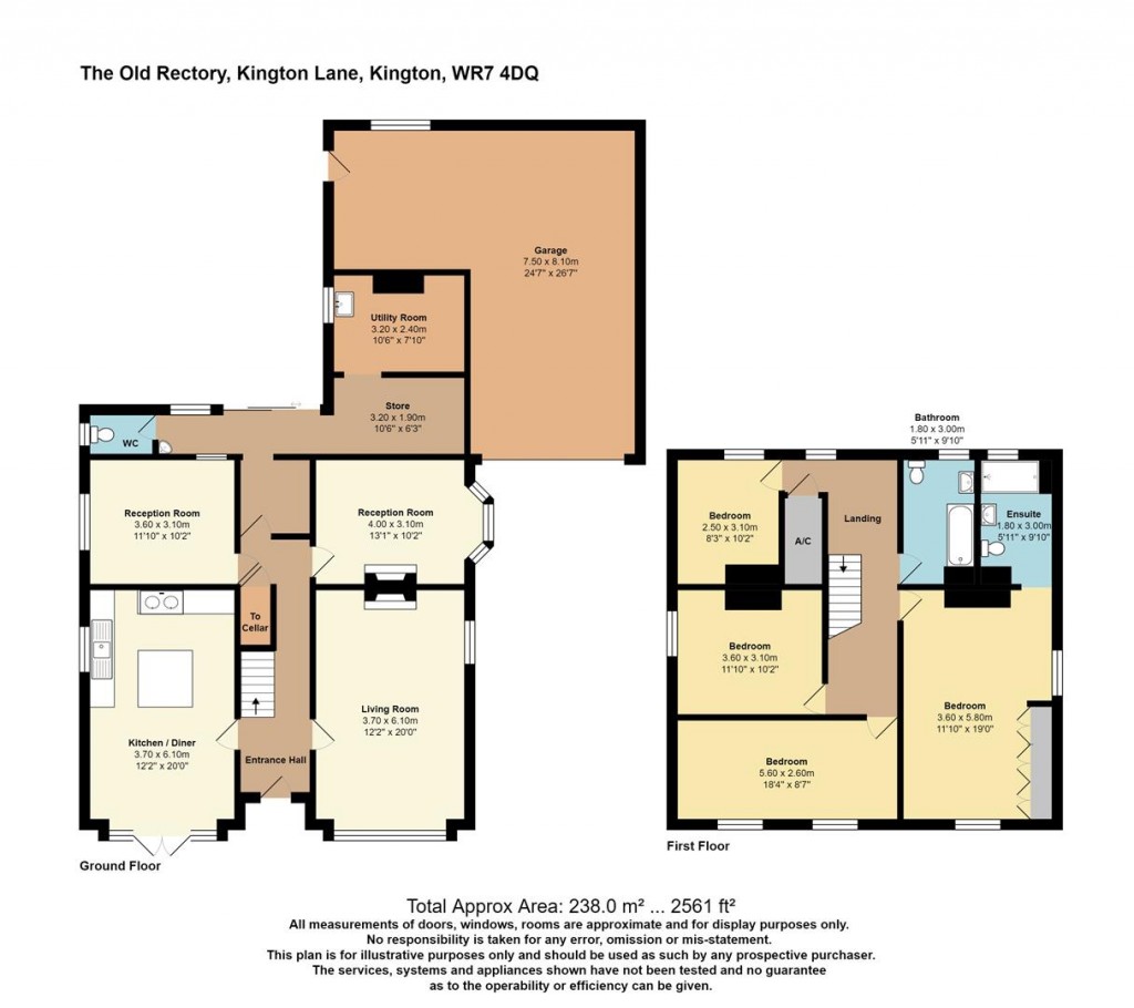 Floorplans For Kington, Worcester