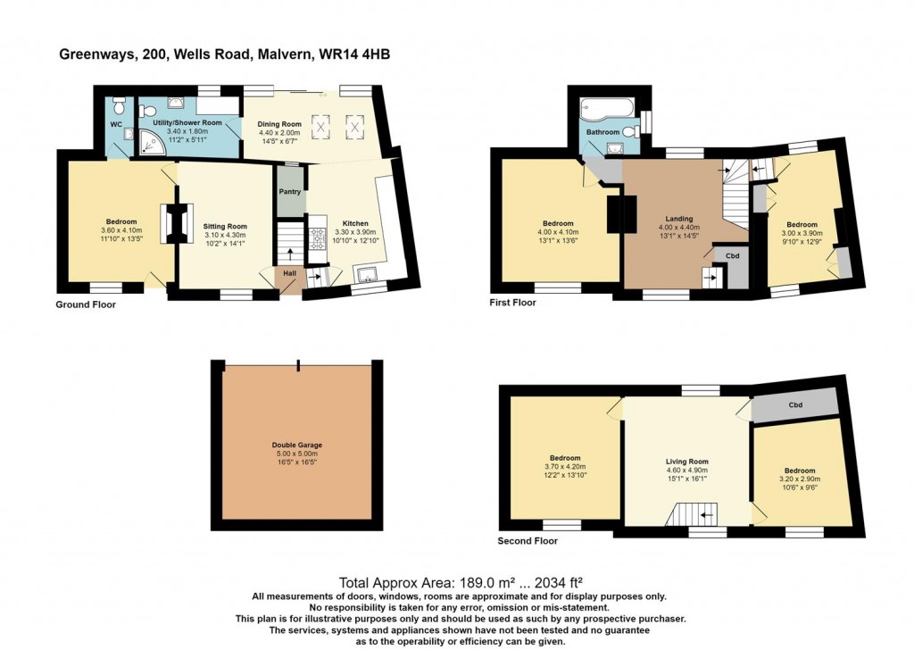 Floorplans For Wells Road, Malvern