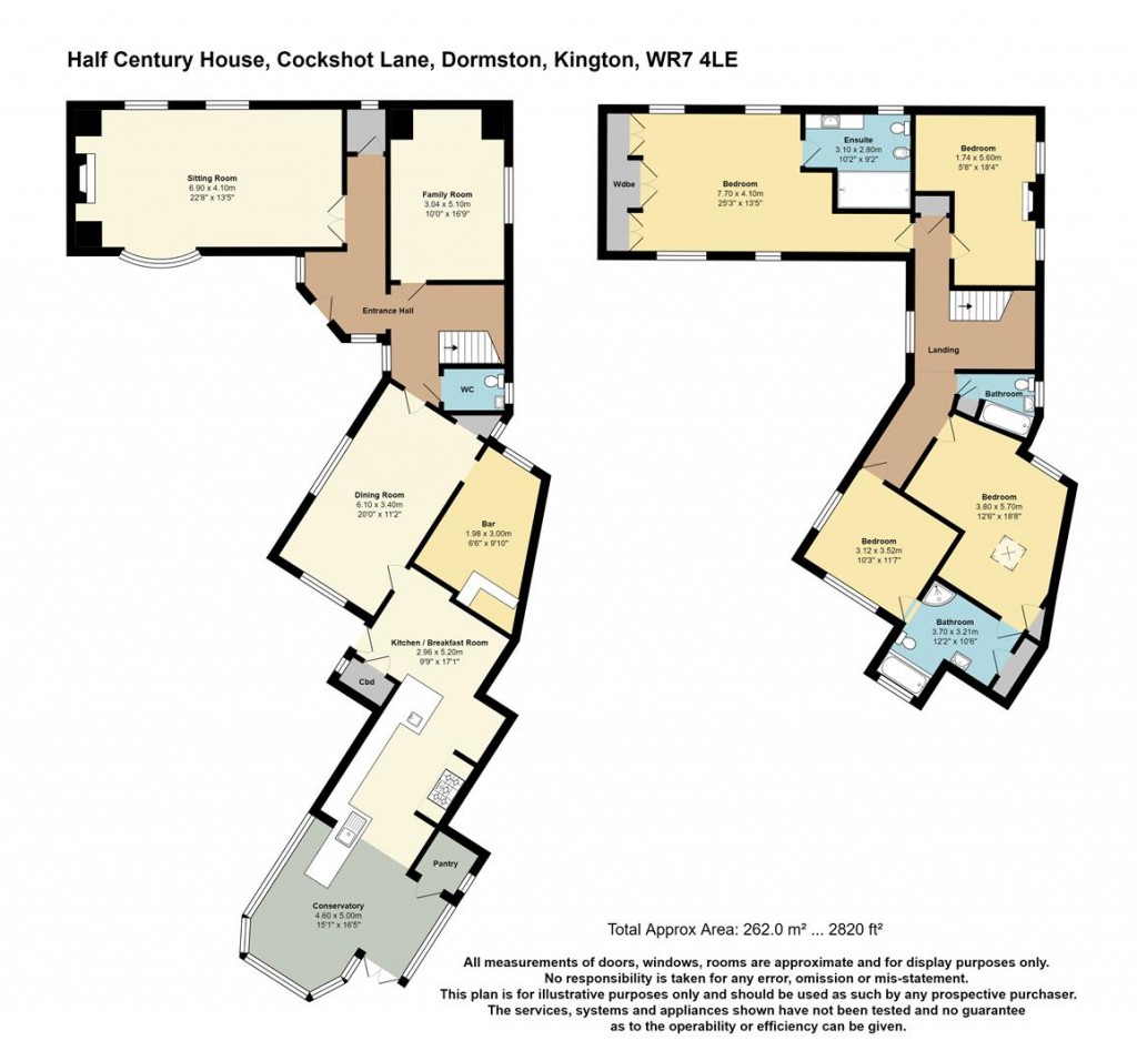 Floorplans For Cockshot Lane, Dormston, Worcester