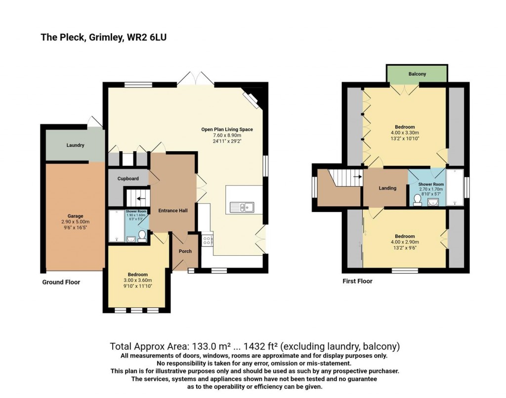 Floorplans For Grimley, Worcester