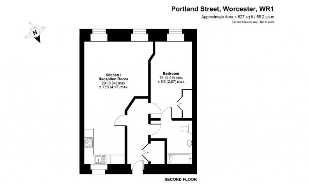 Floorplans For Portland Street, Worcester