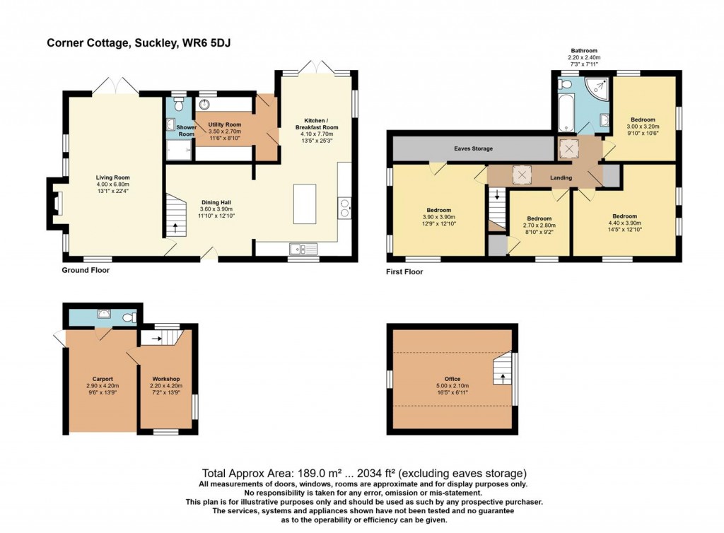 Floorplans For Suckley, Worcester