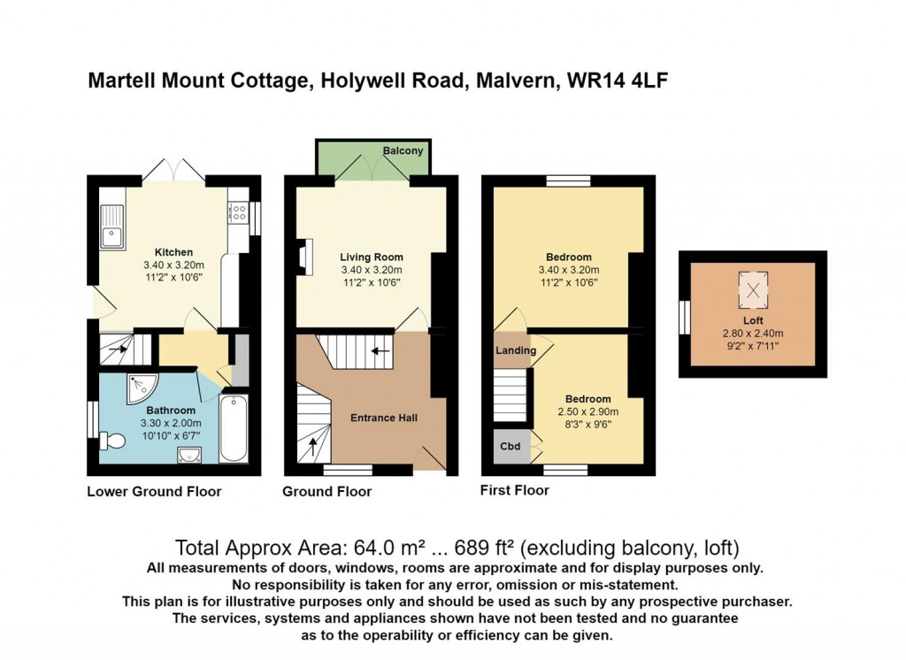 Floorplans For Holywell Road, Malvern