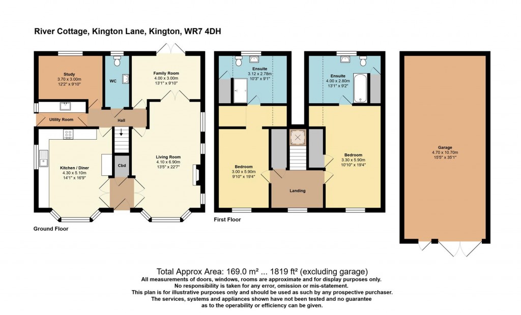 Floorplans For Kington, Worcester