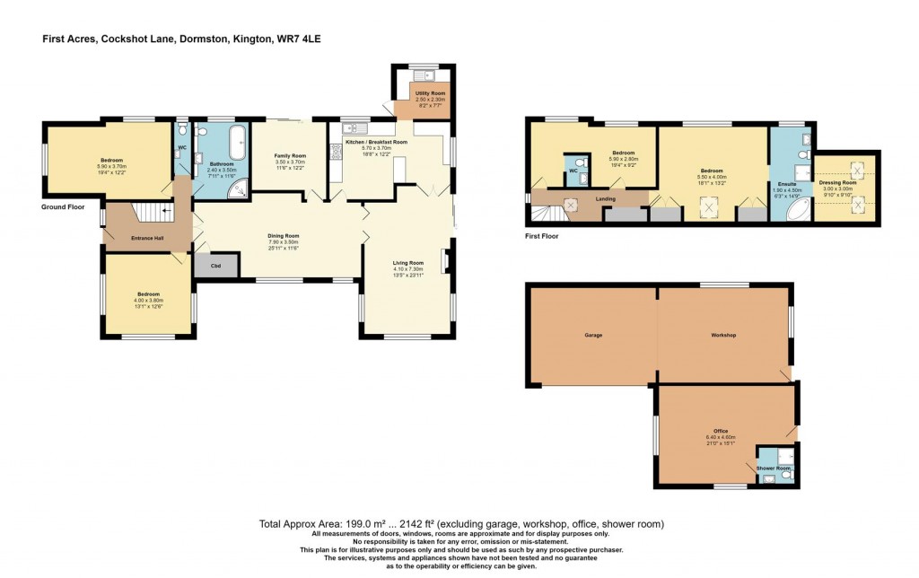 Floorplans For Cockshot Lane, Dormston, Worcester