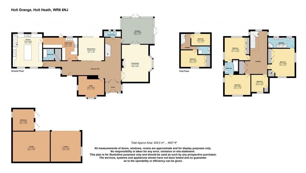 Floorplans For Holt Heath, Worcester