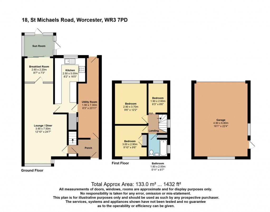 Floorplans For St. Michaels Road, Worcester