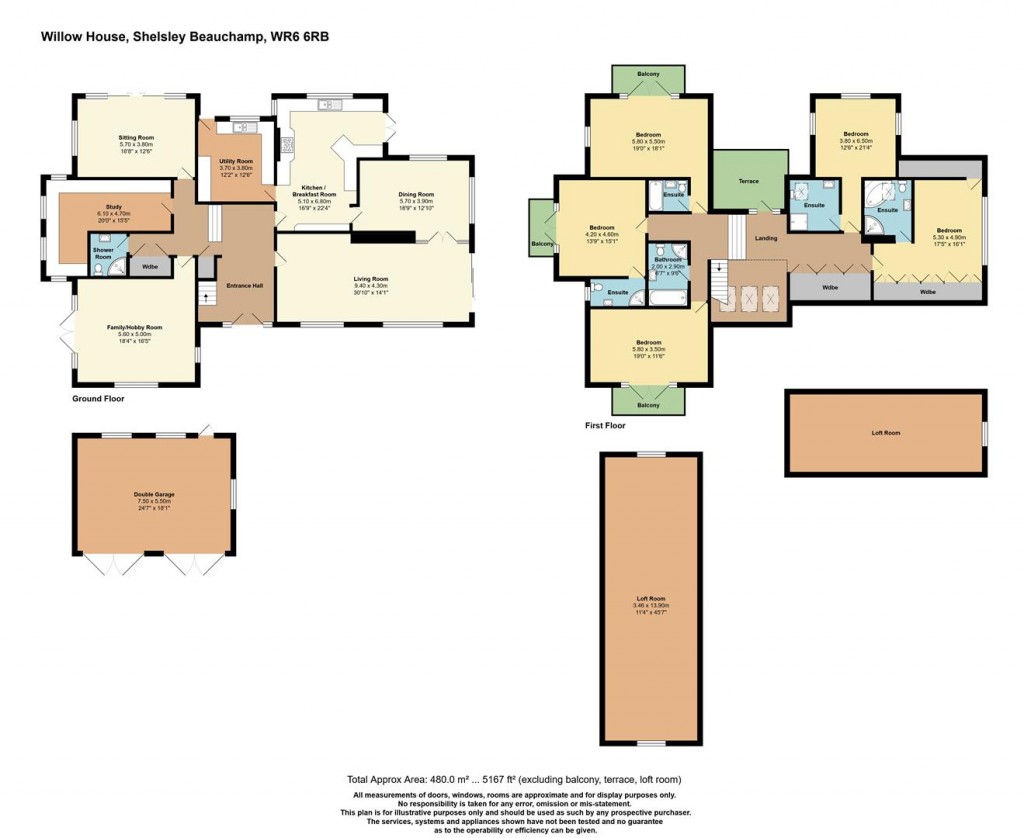 Floorplans For Shelsley Beauchamp, Worcester