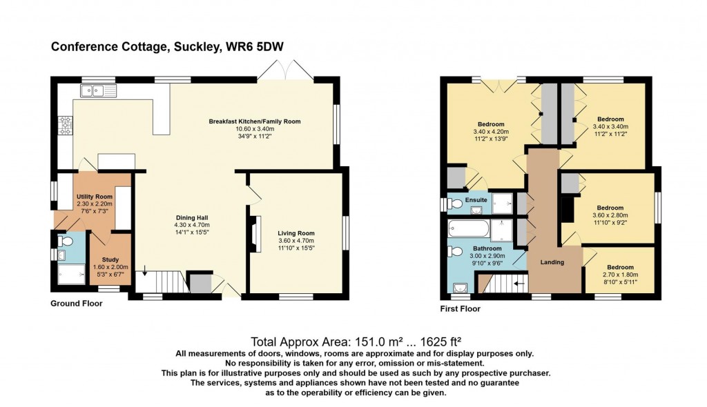 Floorplans For Suckley, Worcester