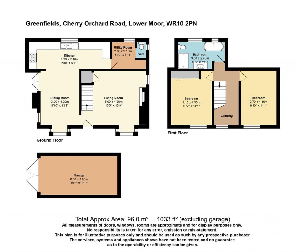 Floorplans For Cherry Orchard Road, Lower Moor, Pershore