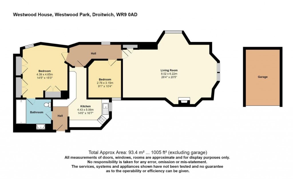 Floorplans For Ombersley Way, Droitwich