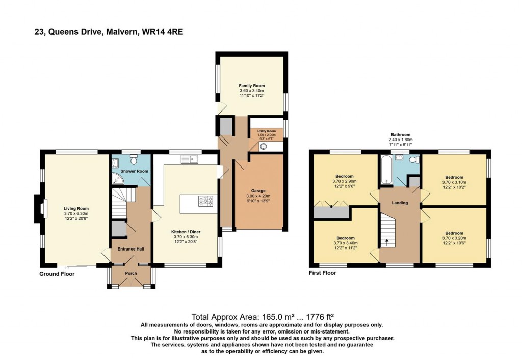 Floorplans For Queens Drive, Malvern