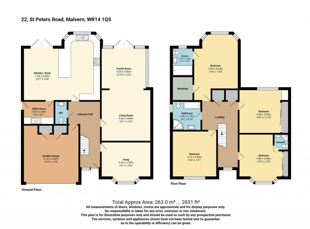 Floorplans For St. Peters Road, Malvern