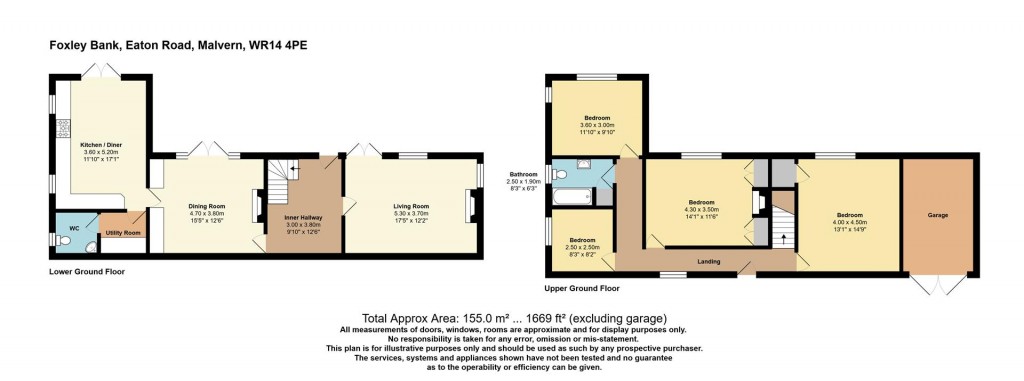 Floorplans For Eaton Road, Malvern