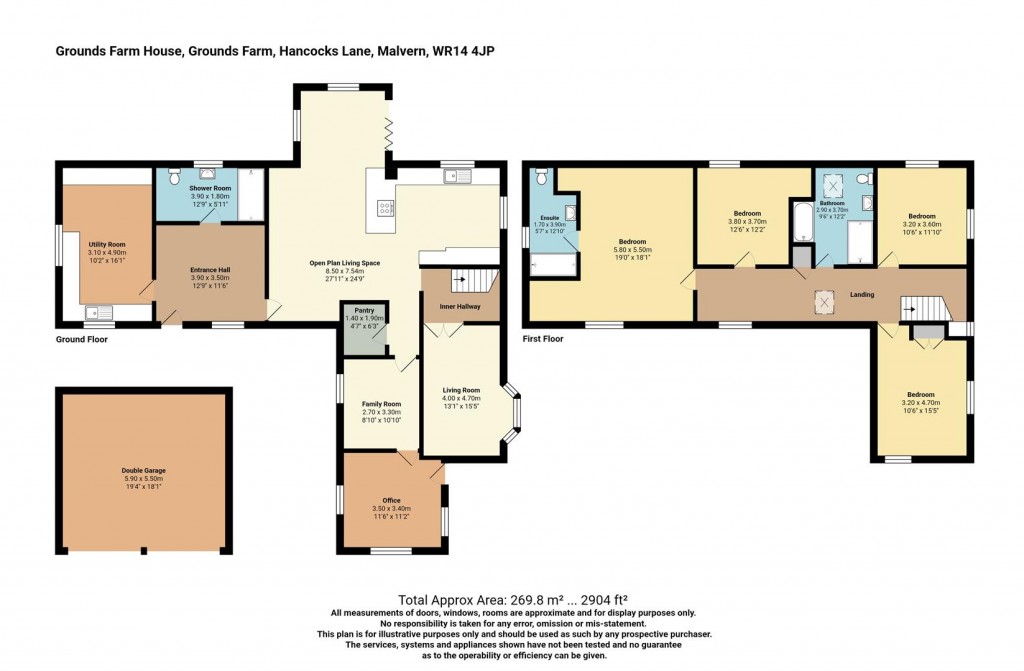 Floorplans For Hancocks Lane, Malvern
