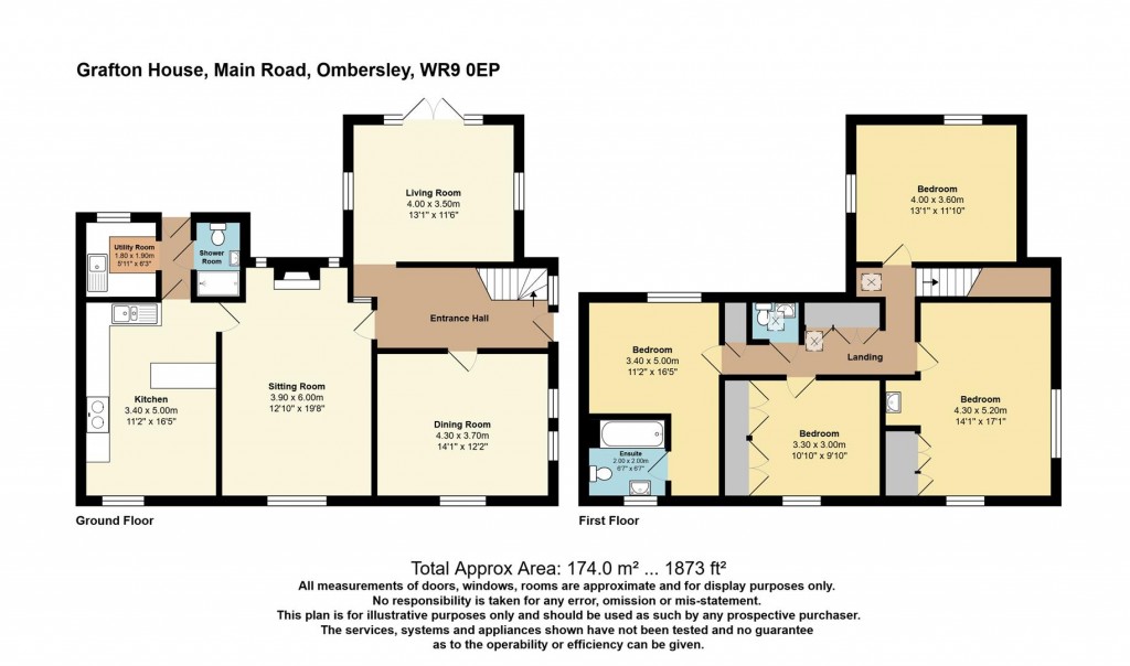Floorplans For Main Road, Ombersley, Droitwich