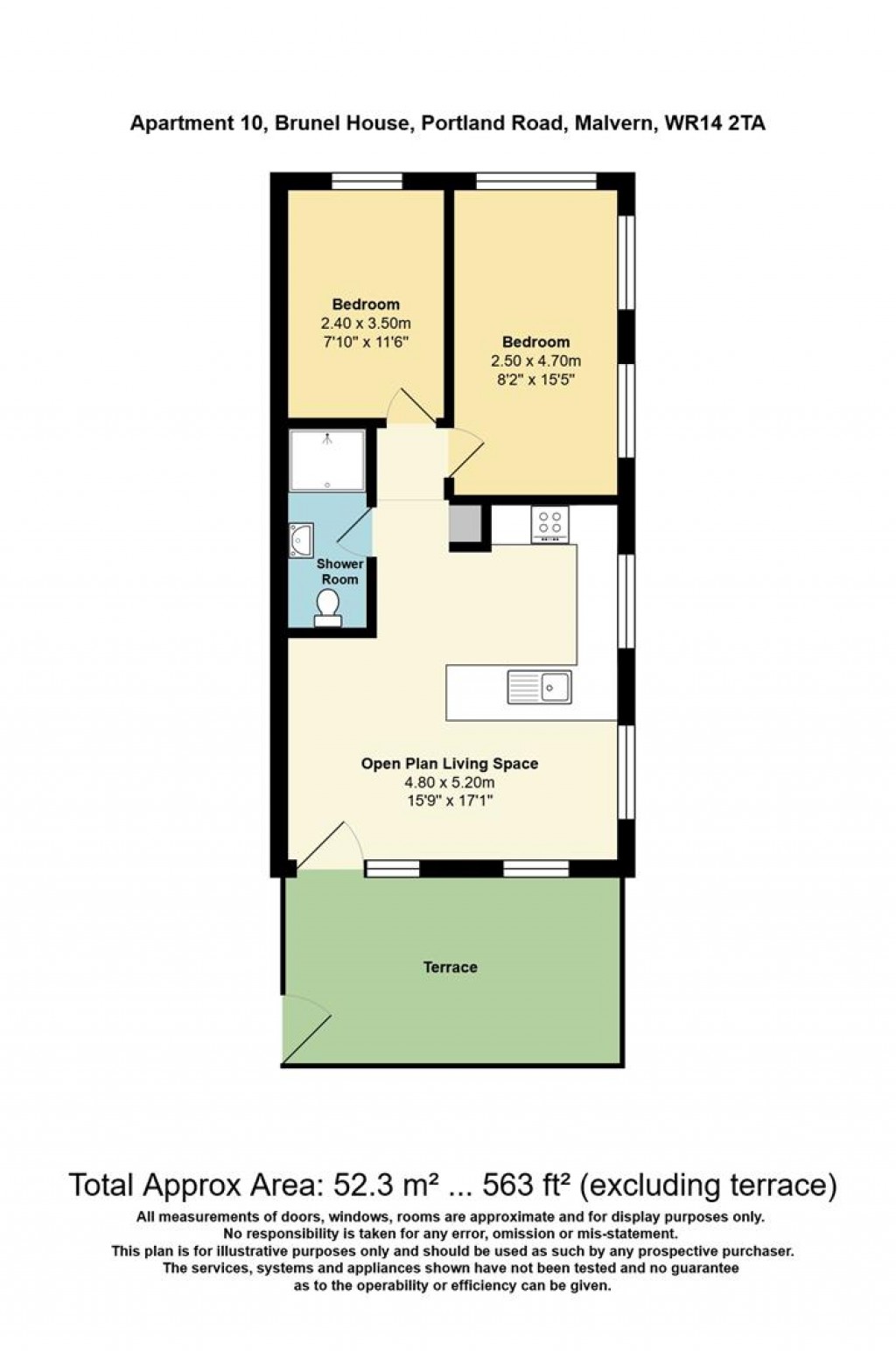 Floorplans For Portland Road, Malvern