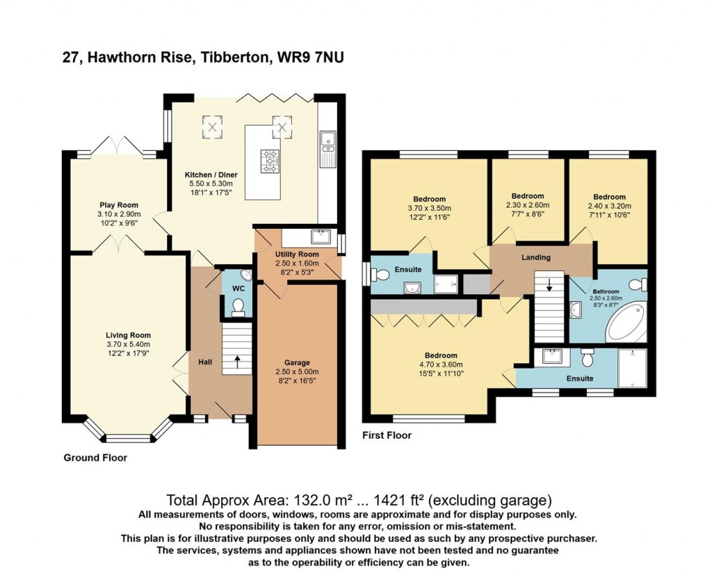 Floorplans For Hawthorn Rise, Tibberton, Droitwich